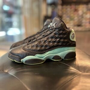 Air Jordan 13 Retro Island Green Size 6.5y Gradeschool Shoes